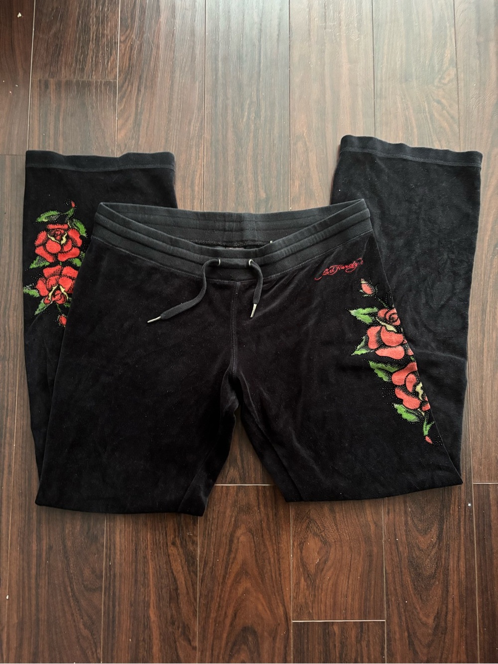 Ed Hardy Black authentic 2000s sweats